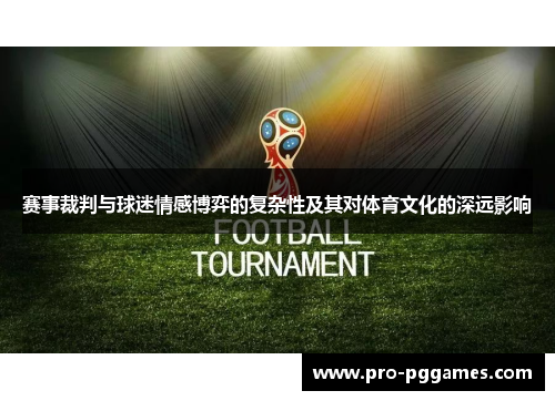 赛事裁判与球迷情感博弈的复杂性及其对体育文化的深远影响