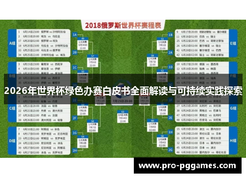 2026年世界杯绿色办赛白皮书全面解读与可持续实践探索